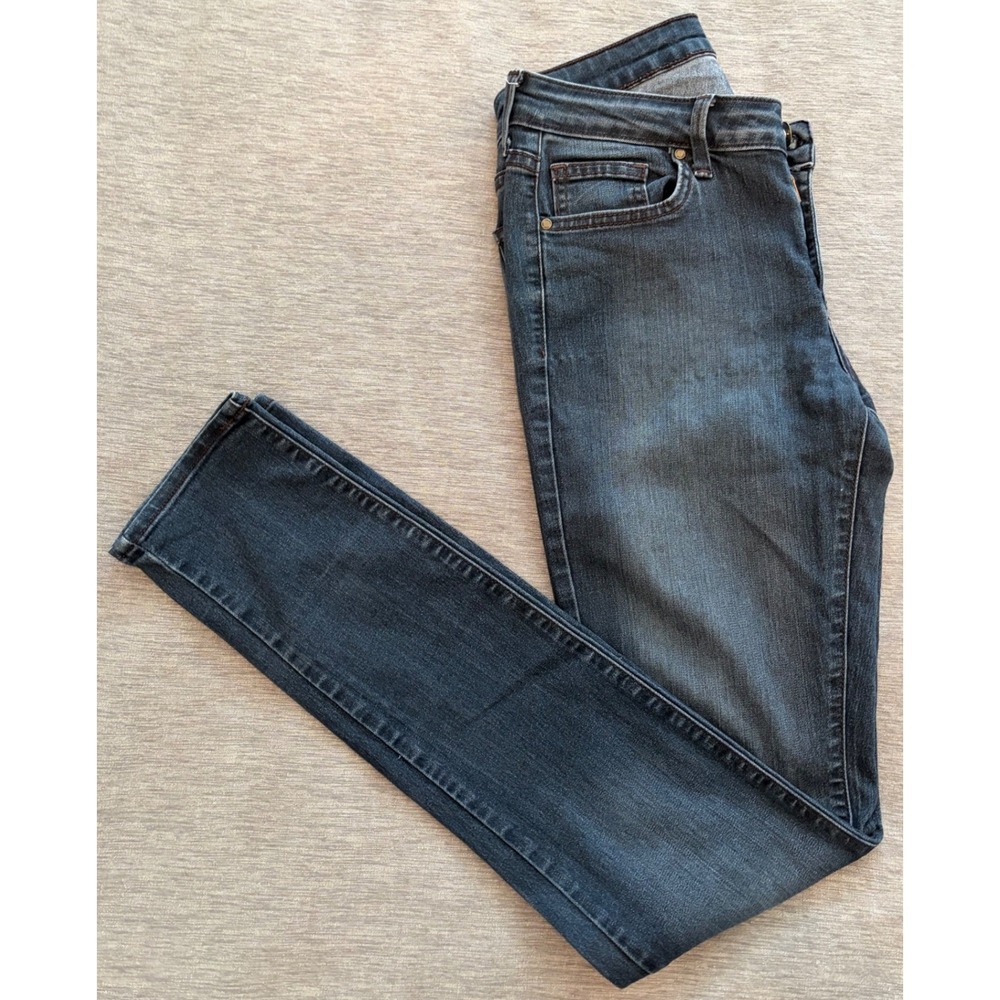 Just Black Denim Womens Skinny Jeans Dark Wash Made in USA Size 27
